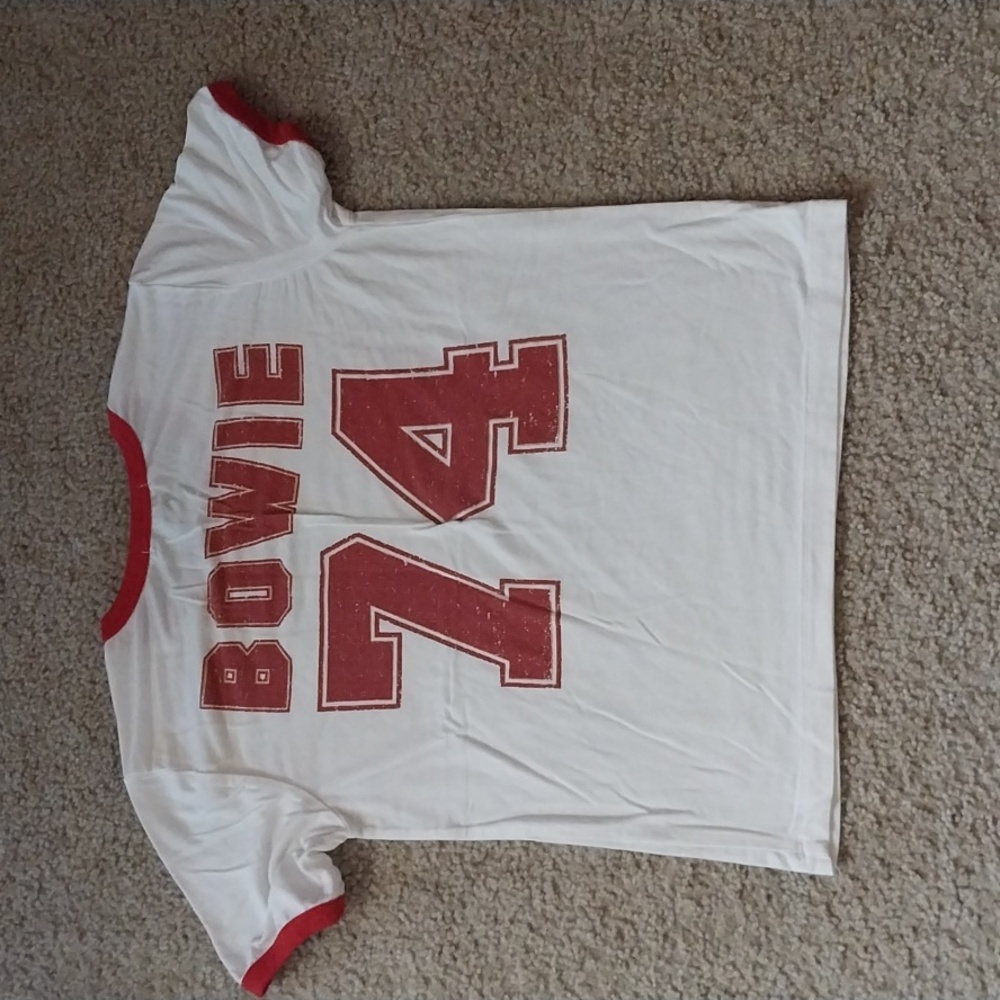 David Bowie ringer tshirt - Picture 2 of 3